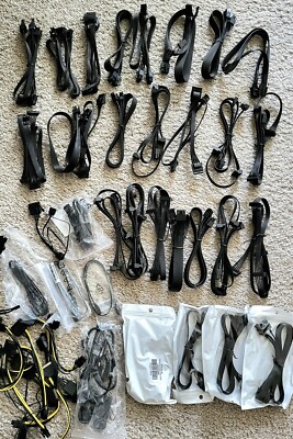 Bundle Lot (~40) Power Cable 4, 6, 8 Pin PCI-E - Video Card CPU/GPU VGA BQ SATA