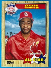 1987 Topps All-Star Ozzie Smith #598 Baseball Card St. Louis Cardinals
