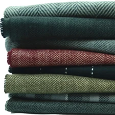 Men Women unisex 100% CASHMERE Scarf Pure Plain thick stripe Soft Wool SCOTLAND