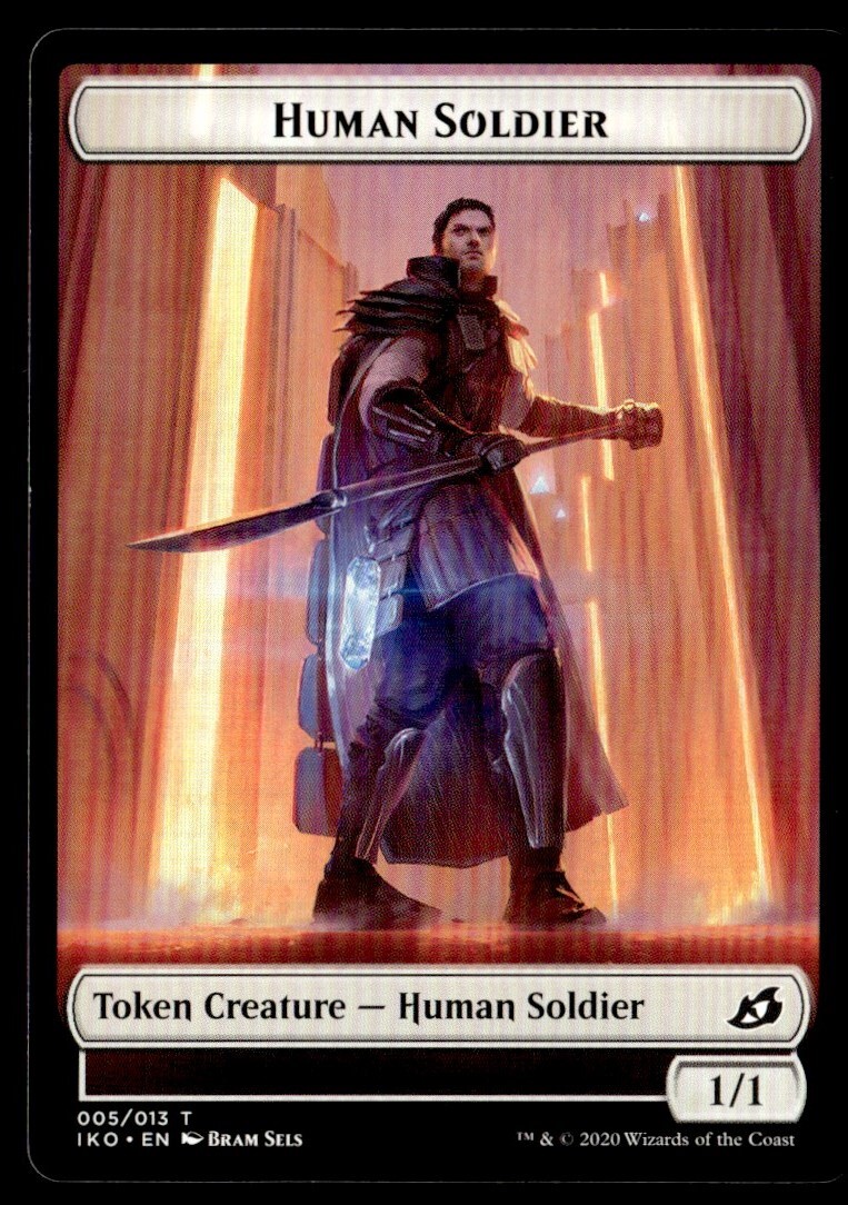 2020 Double Masters Tokens – Human Soldier Common #5 MTG Collectible