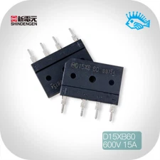 New Japan SHINDENGEN D15XB60 15A 600V Rectifier bridge Flat bridge Bridge stack