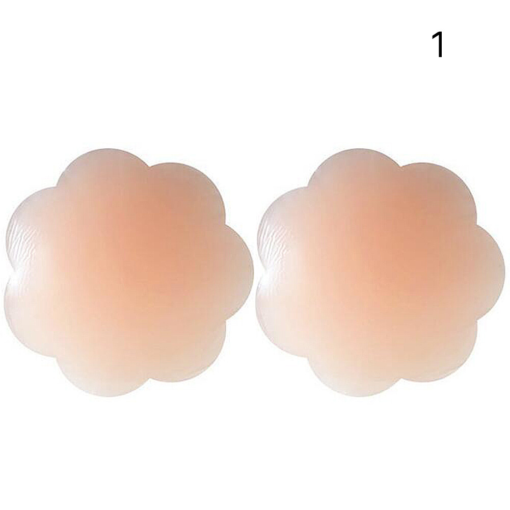 10 Paia Copricapezzoli Sexy A Cuore - Adesivi USA E Getta, In Raso