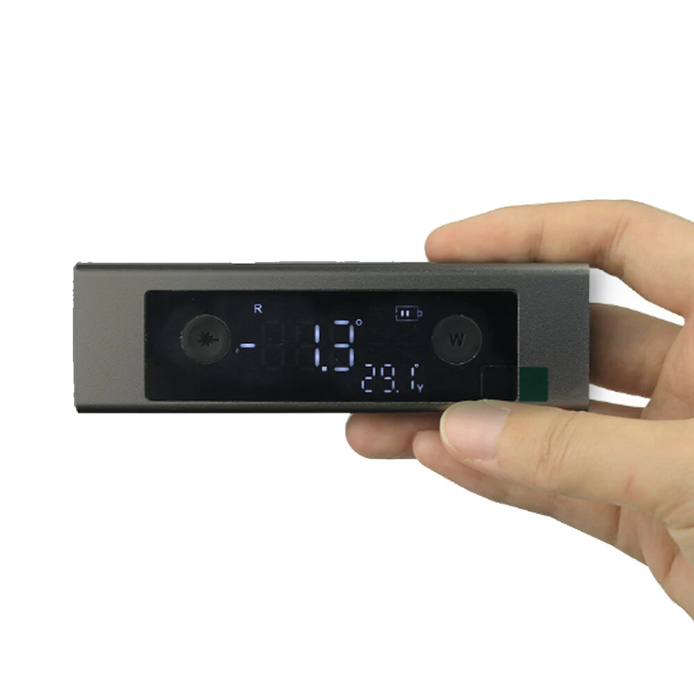 Digital Laser Level Inclinometer Laser Protractor Angle Ruler Dual-Screen Type-C