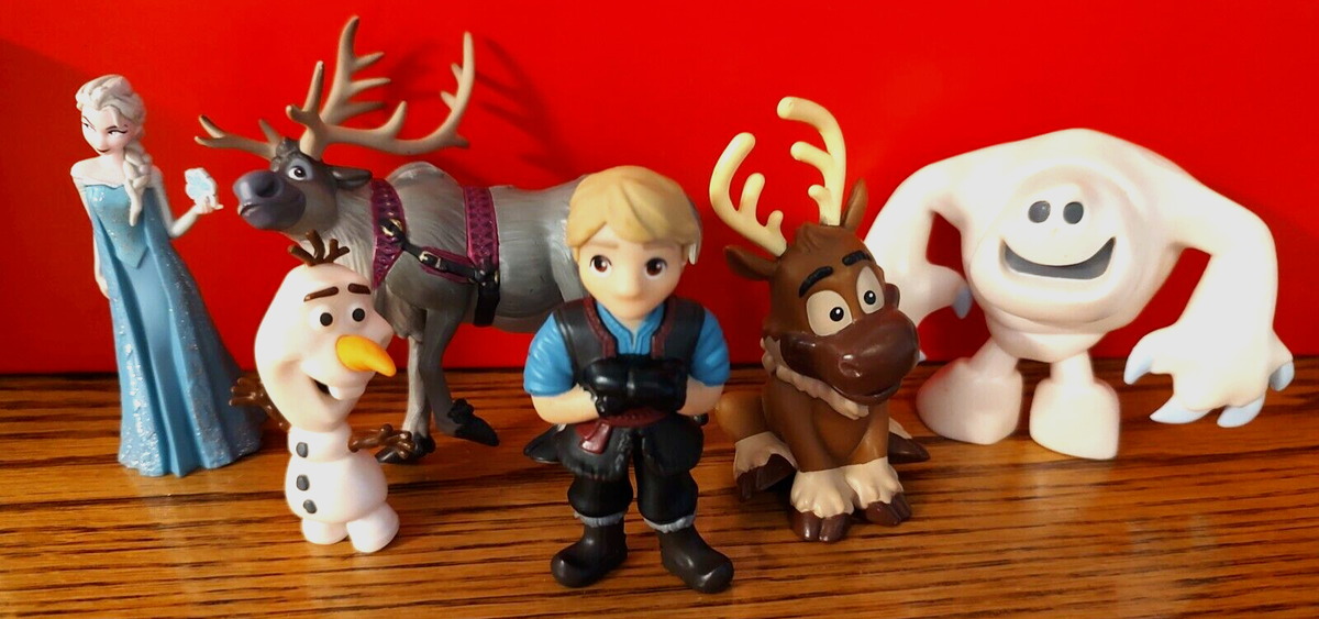 2016 HASBRO DISNEY FROZEN FIGURES: ELSA, SVEN, OLAF, KRISTOFF MARSHMALLOW