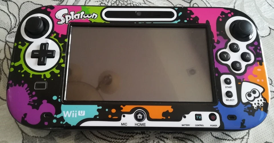 Skin for Nintendo Wii U Console Controller Splatoon Ed Vinyl Decal Sticker. - Image 2 of 4