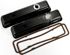 1978-1982 Corvette Valve Covers L82 L-82 Black Aluminum Finned Pair Gaskets C3 1978-1982 Corvette Valve Covers L82 L-82 Black Aluminum Finned Pair Gaskets C3