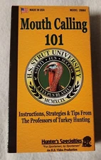 Turkey Hunting Mouth Calling 101 VHS Video Tape Hunter's Specialties H S Strut
