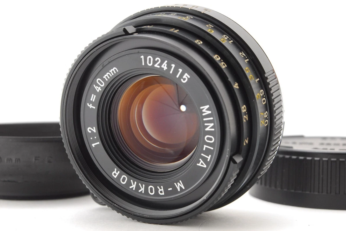 Minolta f/2 Camera Lenses 40mm Focal for sale | eBay