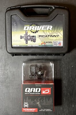 Axcel Driver Plus Picatinny AVX-41 .010 Double Pin QAD Integrate MX2 Combo New