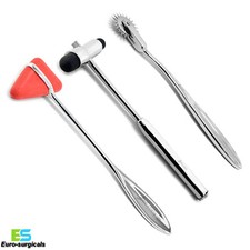 Diagnostic Taylor reflex hammer and pinwheel Medical Neurological instrument Set