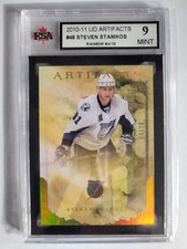 Steven Stamkos 2010-11 Artifacts Rainbow Spectrum Hockey Card #4/10 KSA Graded 9