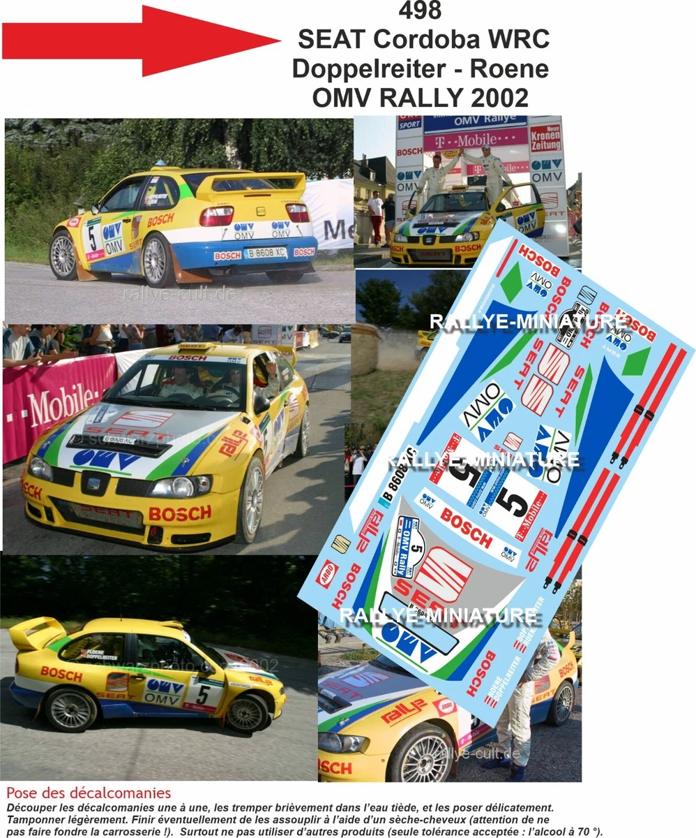 SEAT Cordoba WRC n°10 Rallye de Finlande 1999 SKID VITESSE 1