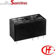 Image of Hongfa HF115F Series 1 Pole 16A Change Over relay PCB 12VDC Coil HF115F0121ZS3AF