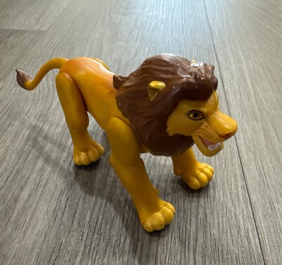 Disney The Lion King Fighting Action Mufasa Action Figure Vintage 1990s Toy