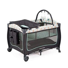 Pamo Babe Deluxe Nursery Center ,Portable Playard with Bassinet,Changing Table a