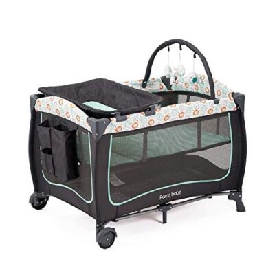 Pamo Babe Deluxe Nursery Center ,Portable Playard with Bassinet - Main Image