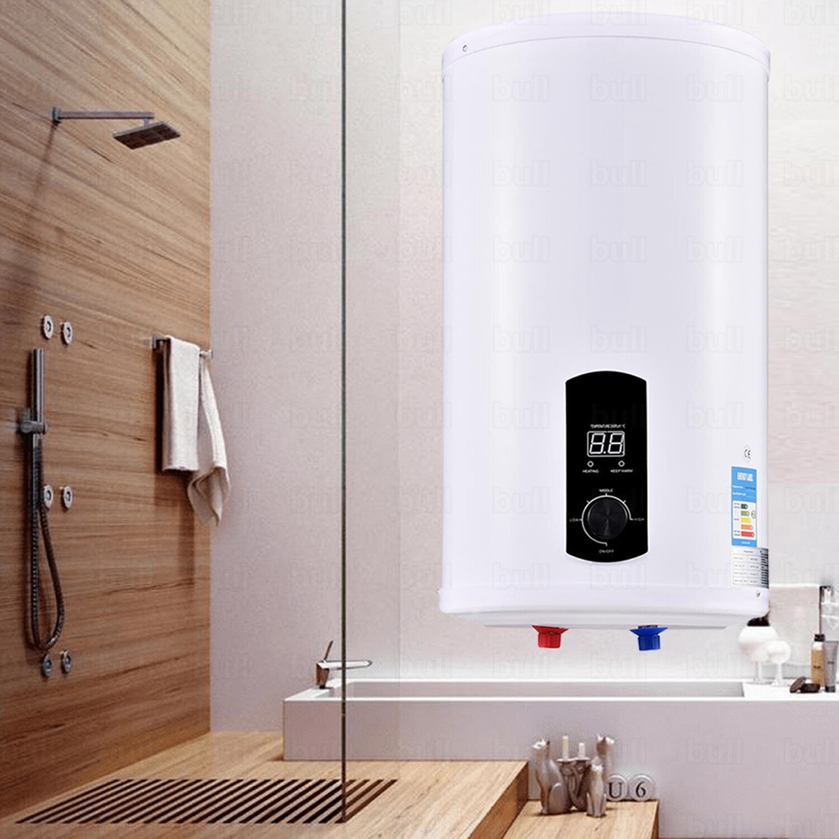 Elektro Warmwasserspeicher Boiler 50 80 100 120 L Liter 2kW Boiler Eco NEU  | eBay