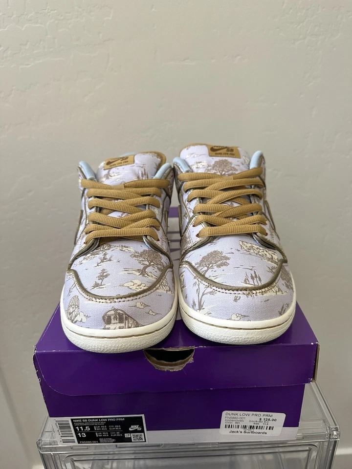 Nike SB Dunk низкий Pro PRM город стиля «Париж» (FN5880-001) размер 11,5 / 13 Вт - Изображение 3 из 4