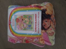 Care Bears/Strawberry Shortcake Fleece Throw Blanket 45 x 60 Inches