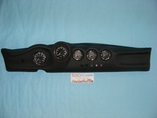 FIAT 500 D/F/L/R CRUSCOTTO LUNGO PELLE COMPLETO CON 5 STRUMENTI ABARTH NERI