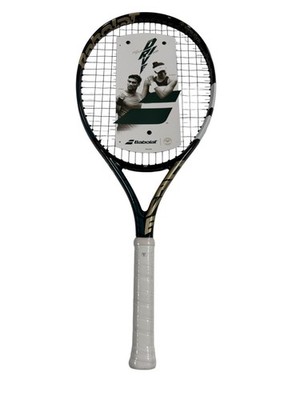 ラケット(硬式用) BabolaT EVO DRIVE 115 WIMBLEDON Babolat Evo Drive 115 Wimbledon Tennis Racquet 4 1/8″ – Pre-Strung