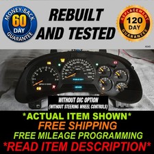 2002-2004 Chevy Trailblazer Gauge Cluster