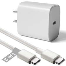 20W Fast Charger with 6.6ft USB-Cable for JBL Charge 4/5/6, Flip 5 6 7, Pulse...