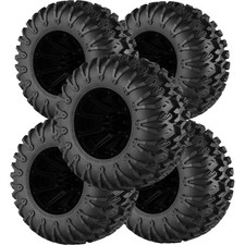(QTY 5) 26x11x12 EFX MotoClaw LRC Black Wall Tires