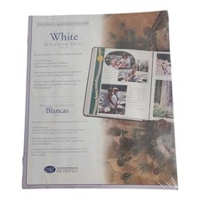 New Creative Memories 8.5 x 11" Scrapbook White Refill Pages 15 Sheets 2002