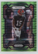 2023 Panini Prizm Neon Green Pulsar Prizm Van Jefferson #171 18o1