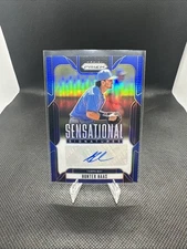 2025 Panini Prizm Hunter Haas Sensational Signatures Blue #/49 Prospect RC Auto