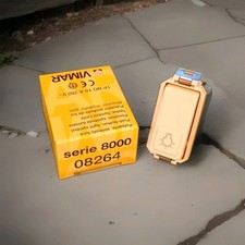 VIMAR 08264 SERIE 8000 Pulsante 1 POLO NO 10A SIMBOLO luce bianco