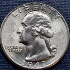 1947 D Washington Quarter 25c Silver BU UNC GEM Brilliant Uncirculated #97289