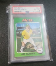 Catfish Hunter Cards, Rookie Card and Autographed Memorabilia Guide 20