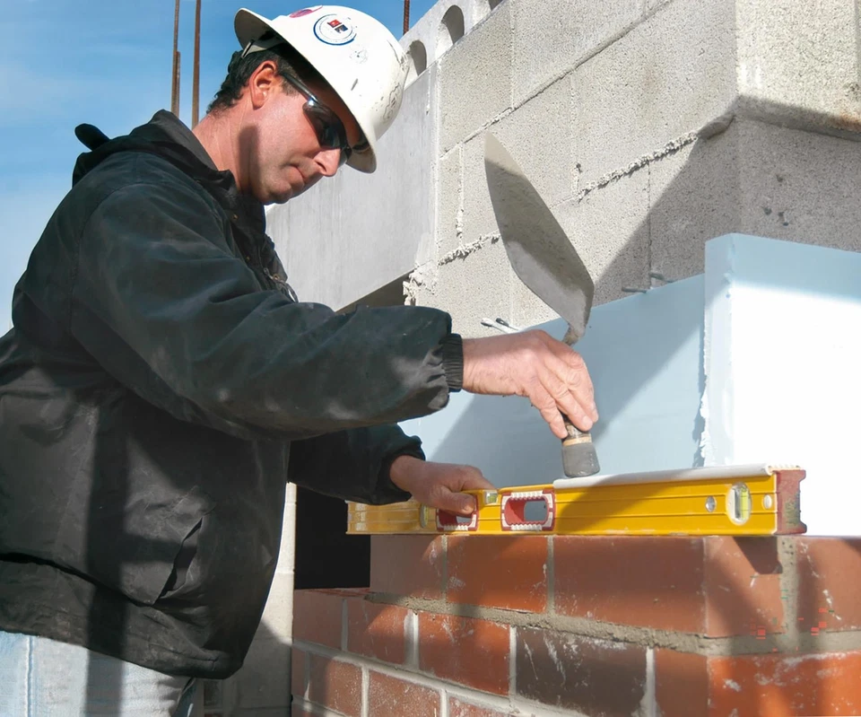 STABILA Type 196-2 K Masons Spirit Level for Bricklayers Aluminium Profile 16406 - Image 2 of 4