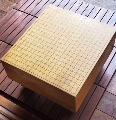 Japanisches Vintage Holz Goban IGO Brett 17,7 × 16,3 × 11,8 Zoll 626,8 Unzen ...
