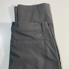 Vineyard Vines Fairway Tech Pant 31x32 Gray Performance Stretch Golf (Tag 30x32)