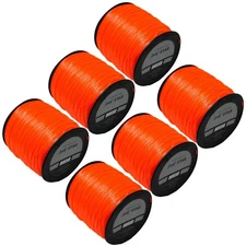 6 5lb .095 Star Shape Orange String Trimmer Line Fits Husqvarna Shindaiwa Tanaka