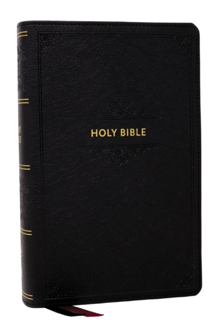 KJV Personal Size Large Print End-of-Verse Reference Bible, Black Leathersoft,