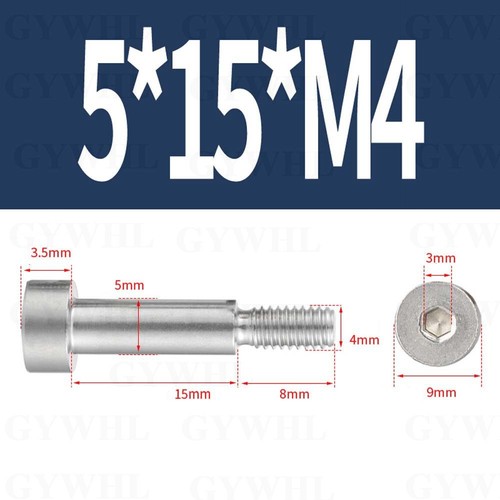 Vis passe épaule hexagonale intérieure A2 inox M2 M2.5 M3 M4 M5 M6 M8 M10 M12 - Photo 66/183