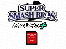 Super Smash Bros. Brawl Project+ Nintendo Wii SD Memory Card 100% UNLOCKED
