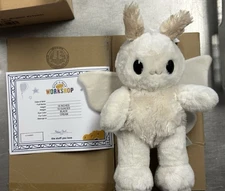 Build A Bear Sky Puppy Moth Bear Stuffed NEW W/ Tag And Certificate