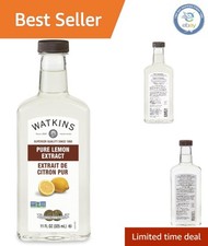 Pure Lemon Extract 11 oz - All Natural, No Artificial Ingredients for Chefs