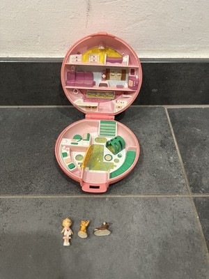 Polly Pocket Bluebird Button's Animal Hospital komplett 1989 Vintage #900581 