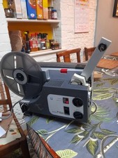 Vintage Sankyo Dualux 1000 8mm Projector Super/Single/Std Format Boxed Powers Up