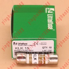 10pc new KLK-15 KLK15 15 Amp 15A 600Vac Fuses FAST ACTING Fuse YP1