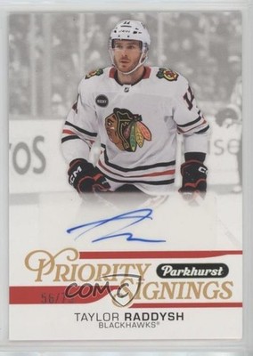 2024 Fall Expo Parkhurst Priority Signings 56/75 Taylor Raddysh #PS-TR Auto 8i3