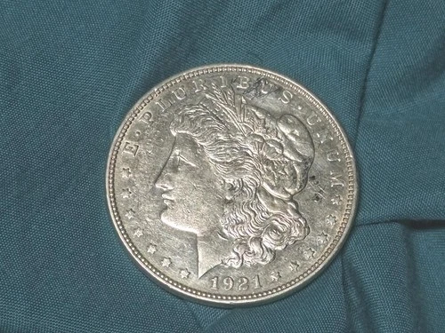 1921 D Morgan Silver Dollar AU/BU