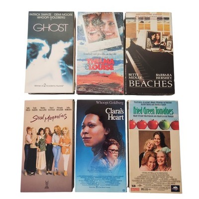 Vintage Emotional Drama VHS 90s 80s Beaches Clara's Heart Ghost Chick Flicks