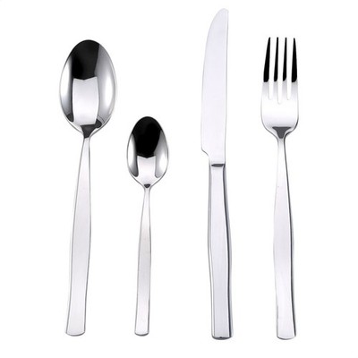 LUXUS 24 TLG EDELSTAHL ESS BESTECKSET TAFELBESTECK ESS LÖFFEL TEELÖFFEL 54255496